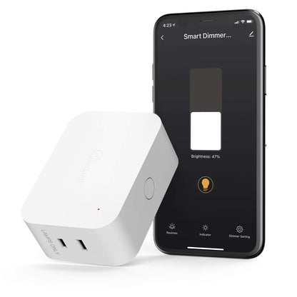 TREATLIFE Dimmable Smart Plug 2 Pack, 2.4GHz Smart Plug Works with Alexa, Google Home and SmartThings, for Dimmable LED, CFL, Incandescent and Halogen Lamps, Sunrise and Sunset Simulation, Sleep Aid
