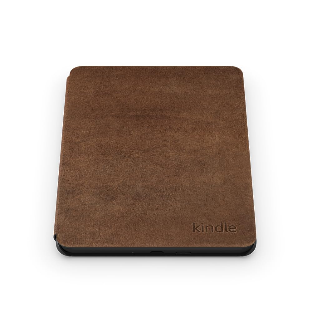 Amazon Kindle Paperwhite and Amazon Kindle Colorsoft Case, Lightweight and Water-Safe, Foldable Protective Cover – Premium Leather