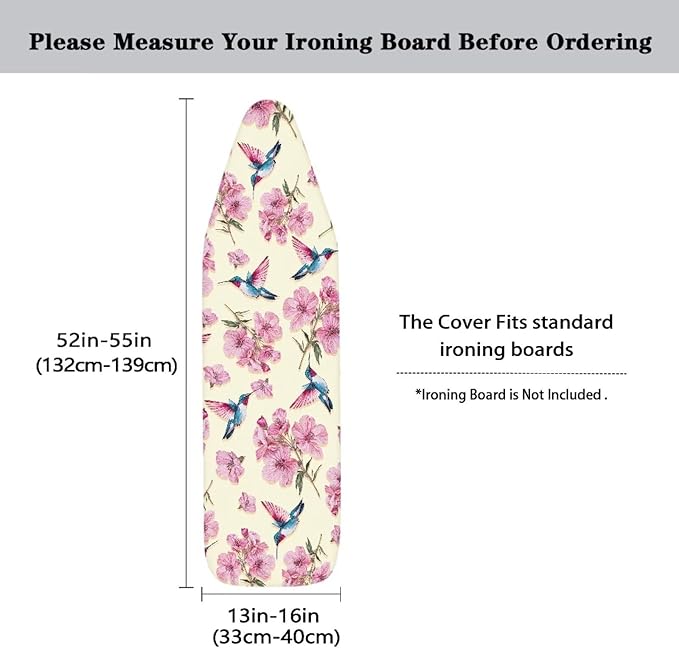 Hummingbird Iron Board Cover