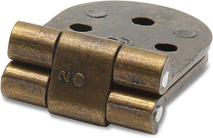 Piutouyar 4PCS Bronze Butler Tray Hinge, Heavy Duty Folding Flip Top Hinge 180