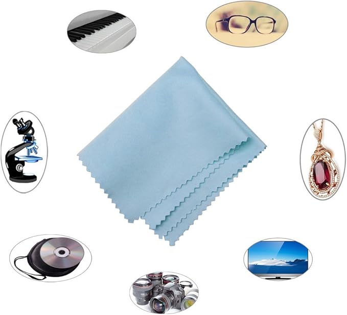 Microfiber Screen Cleaning Cloths, HTTX 4-Pack 6 x 7 inches