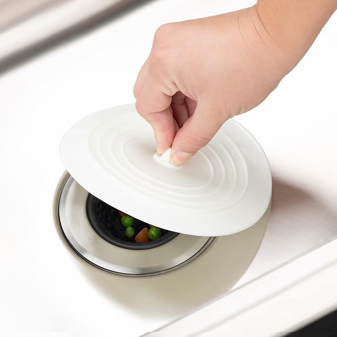 HIC Kitchen Silicone Drain Stoppers,