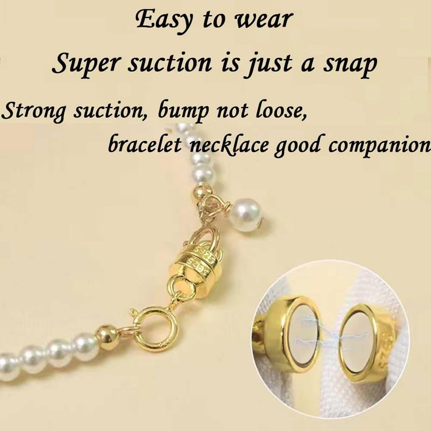 925 Silver Double Lobster Magnetic Necklace Clasps,Magnetic Jewelry Clasps for Necklaces Extender Bracelet Clasps and Closures (5golden+5silvery)