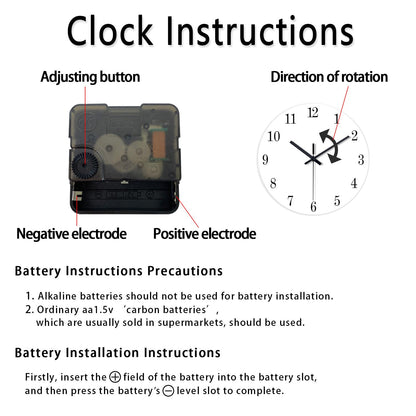 Black Minimalist Wall Clocks for Living Room Glass Marble Pattern Wall Clocks Battery Operated 12 Inch Abstract Wall Clock Non Ticking