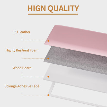 Greymond Headboards Wall Panel for Twin, Self-Adhesive 3D Wall Panels, Upholstered Wall Panel for Bedroom/Living Room (6 Pieces 9.84 in x 23.6 in)