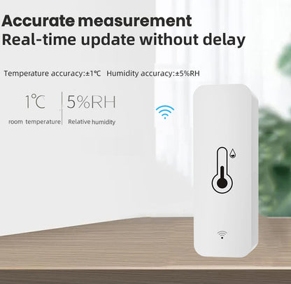 3-Pack WiFi Temperature Humidity Sensor: Wireless Temperature Humidity Monitor with App Alert, Free Data Storage Export, Smart Indoor Thermometer Hygrometer Compatible with Alexa Google Assistant