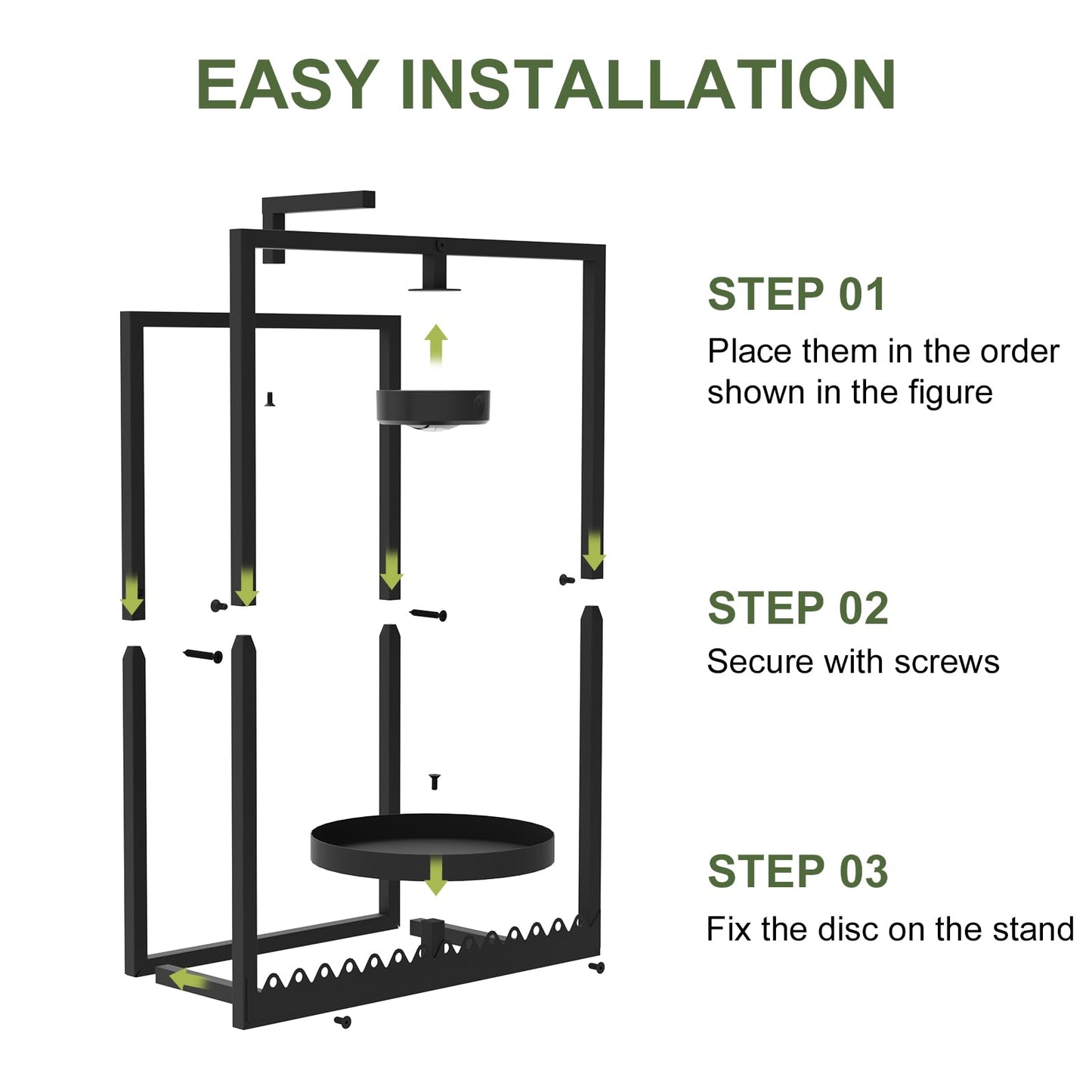 Starxing Wall Plant Shelf with Grow Lights, Remote Control Indoor Plant Holder Stand for Hanging Planters, Modern Framed Wall Decor for Living Room, Home L-2PK