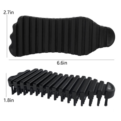 Kreapa Barbell Brush Barbell Cleaning kit barebells Brush Nylon Brush for Cleaning Weighted Bars，Strength Training Bars Cleaning Supplies Stiff Brush