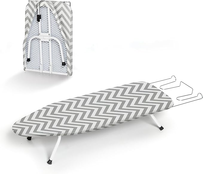 Folding Ironing Board for Small Space, RAINHOL Mini Collapsible Ironing Boards