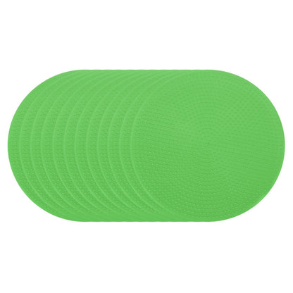 PATIKIL Spot Markers 4 Inch, 12 Pcs Non-Slip Floor Dots Agility Markers Flat Field Cones Poly Dots for Gym PE Speed Training Dance Soccer Basketball Sports, Green