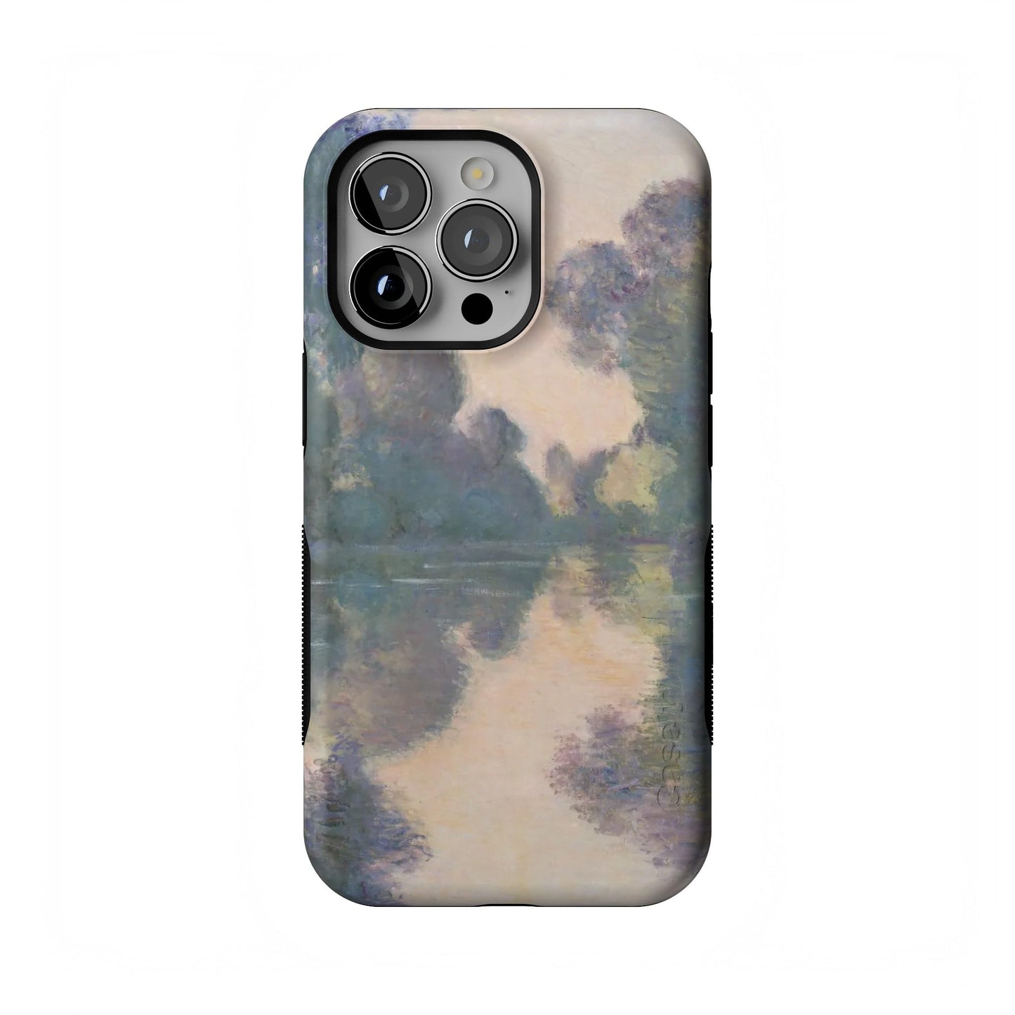 Casely iPhone 13 Pro Case | Compatible with MagSafe | Taupe on Nude | Solid Beige Aesthetic Cream Case