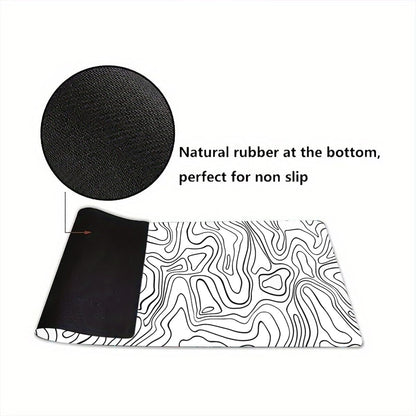 Rcege Large Mouse Pad for Desk - Gaming Mouse Pad with Non-Slip Base Stitched Edges, Desk Mat for Keyboard and Mouse
