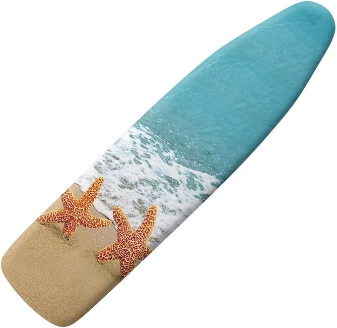 ZDCUSTOM Beach Starfish Ironing Board Covers, 15x54 Padded Ironing Board Covers
