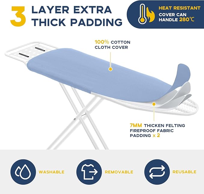 Ironing Board, 43x13 Full Size Iron Board