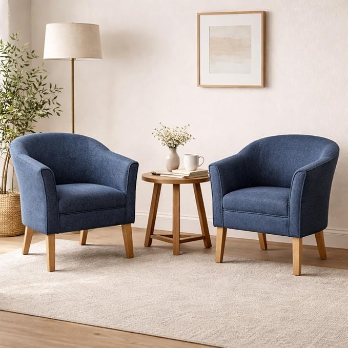 HomePop Barrel Shaped Accent Chair