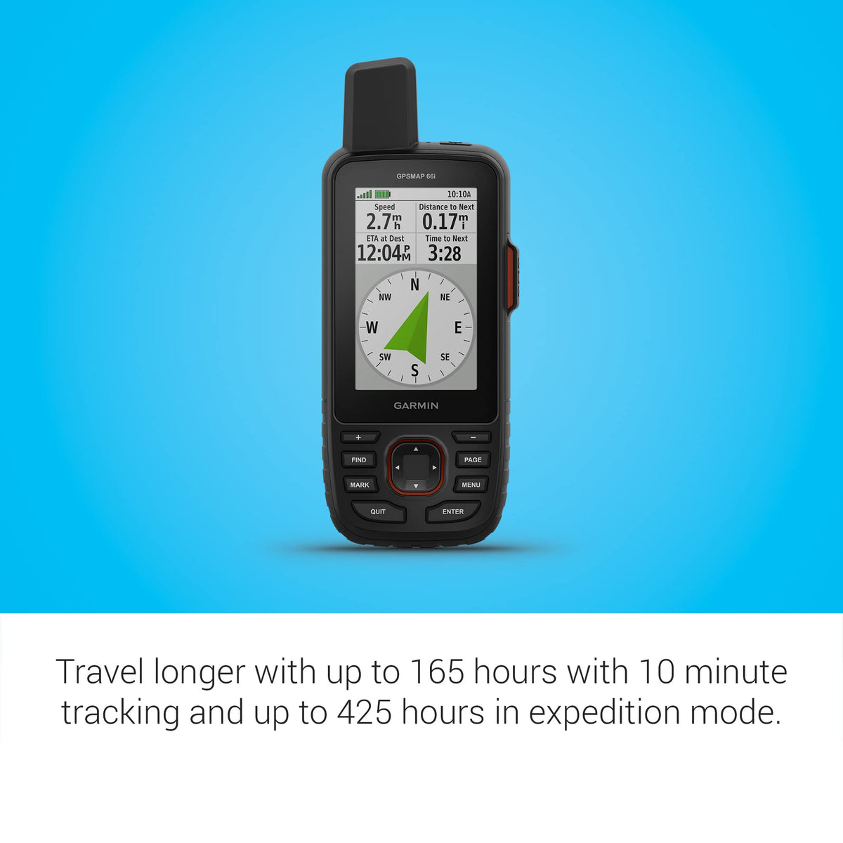 Garmin GPSMAP 67i Rugged GPS Handheld with inReach® Satellite Technology, Two-Way Messaging, Interactive SOS, Mapping
