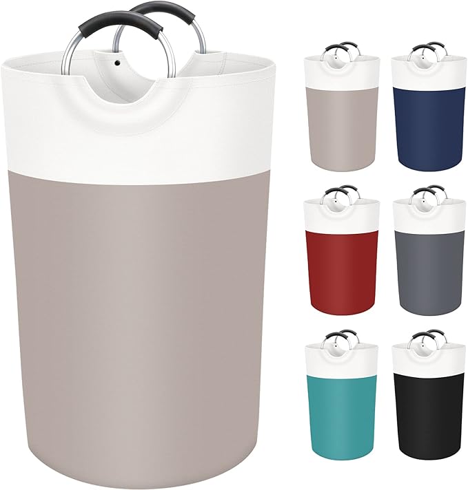 BlissTotes 115L Laundry Basket, Freestanding Laundry Hamper, Collapsible Dirty