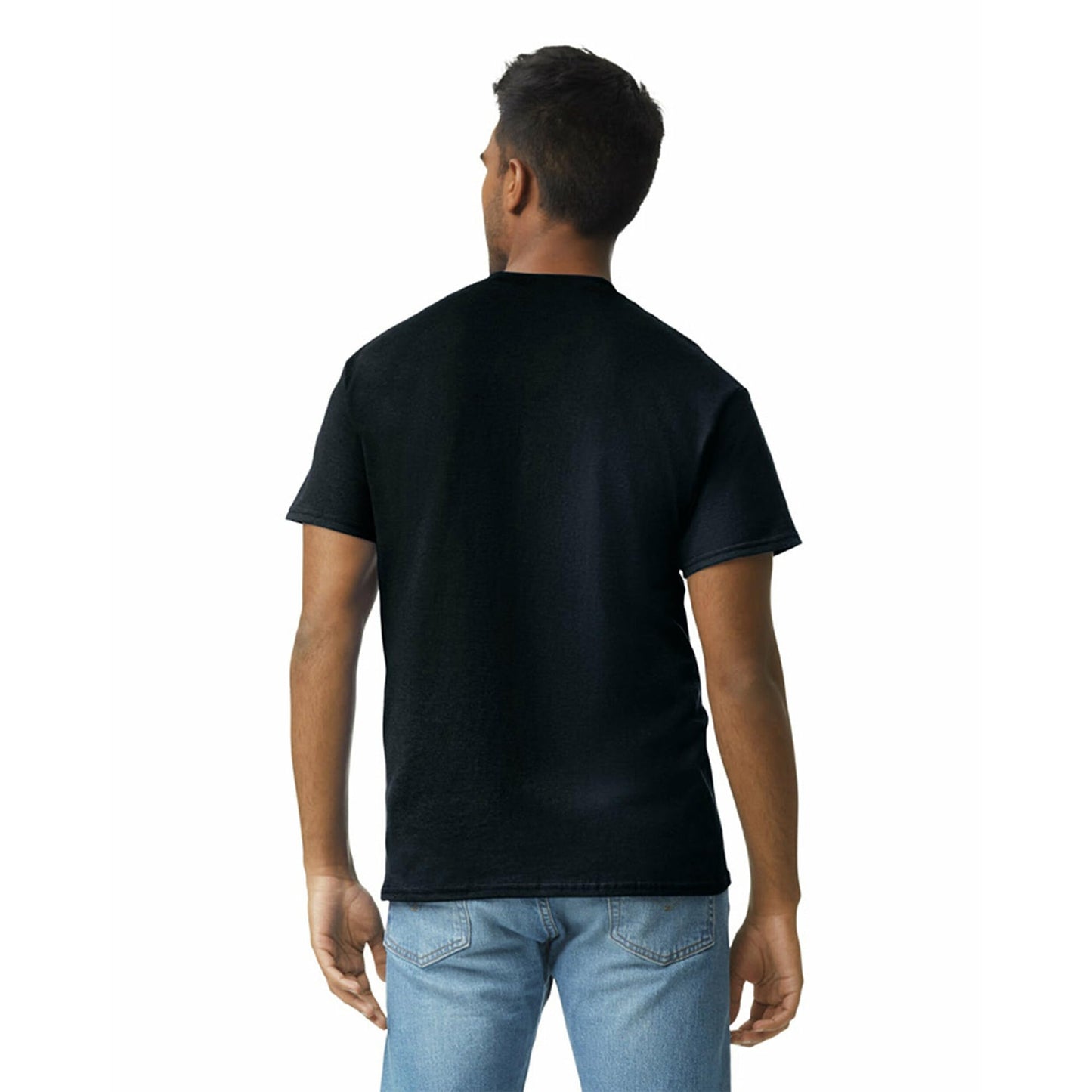 Gildan Adult Ultra Cotton T-Shirt, Style G2000, Multipack, Black (2-Pack), Medium