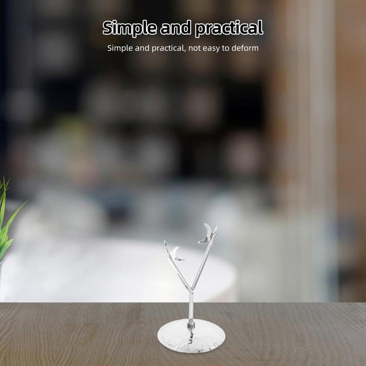 DECHOUS Elegant Sphere Holder Stand for Displaying Stones Minerals and Decorative Eggs Versatile Metal Crystal Ball Holder for Home and Office Decor