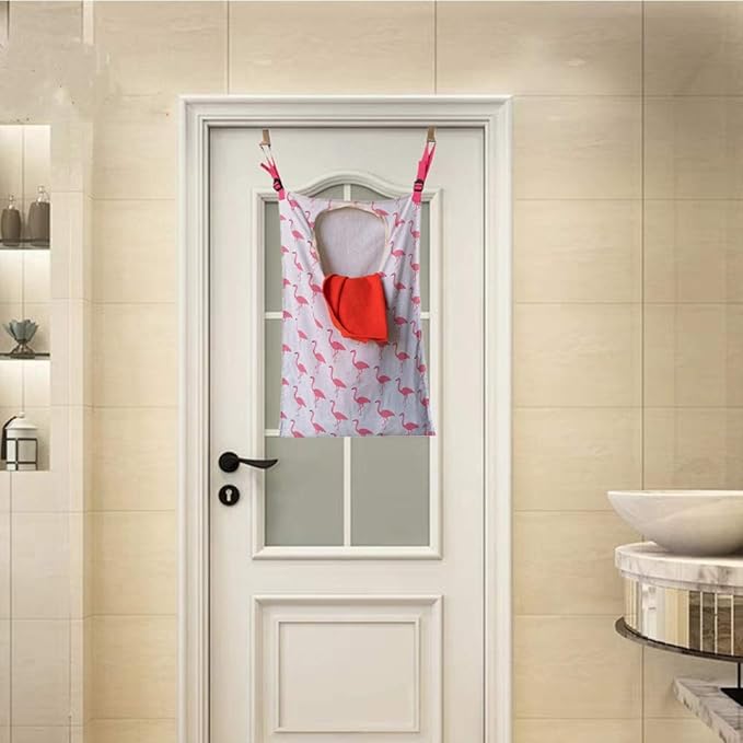 HDHYK Adjustable Door-Hanging Laundry Hamper