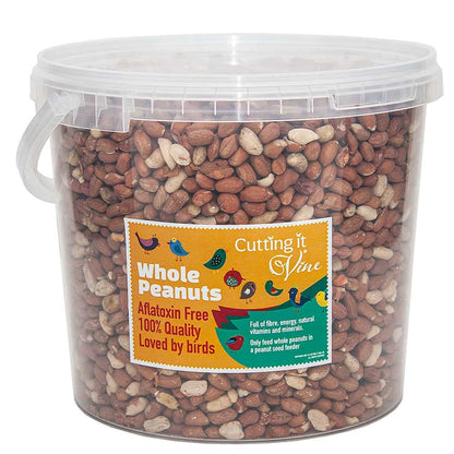 Cutting it Vine Premium Grade Peanuts for Wild Birds (5L Tub) Aflatoxin Free