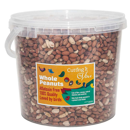 Cutting it Vine Premium Grade Peanuts for Wild Birds (5L Tub) Aflatoxin Free