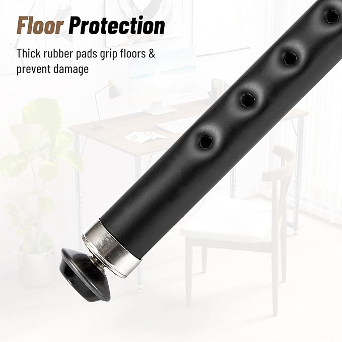 Adjustable Table Legs 19-30 Inch, Heavy Duty Steel Furniture Legs