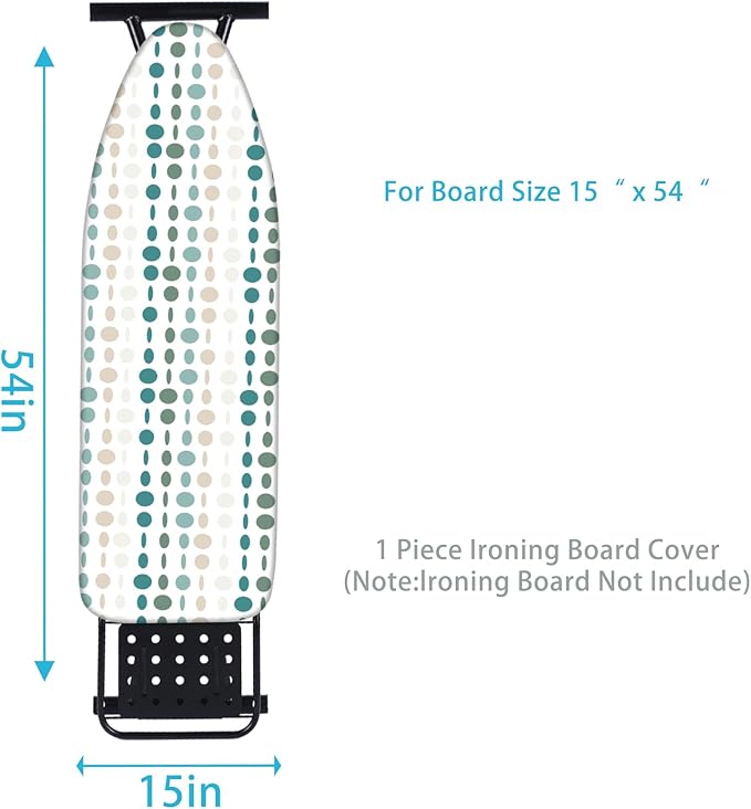 BNDX Heat Resistant Ironing Board Cover and Pad
