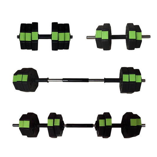 Garvee Adjustable Dumbbell Set, 4 in 1 Adjustable Weights 30 LBS Free Weight Set for Home Gym