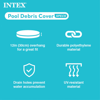 Intex 8-Ft Easy Set Pool Cover, blue (128020)