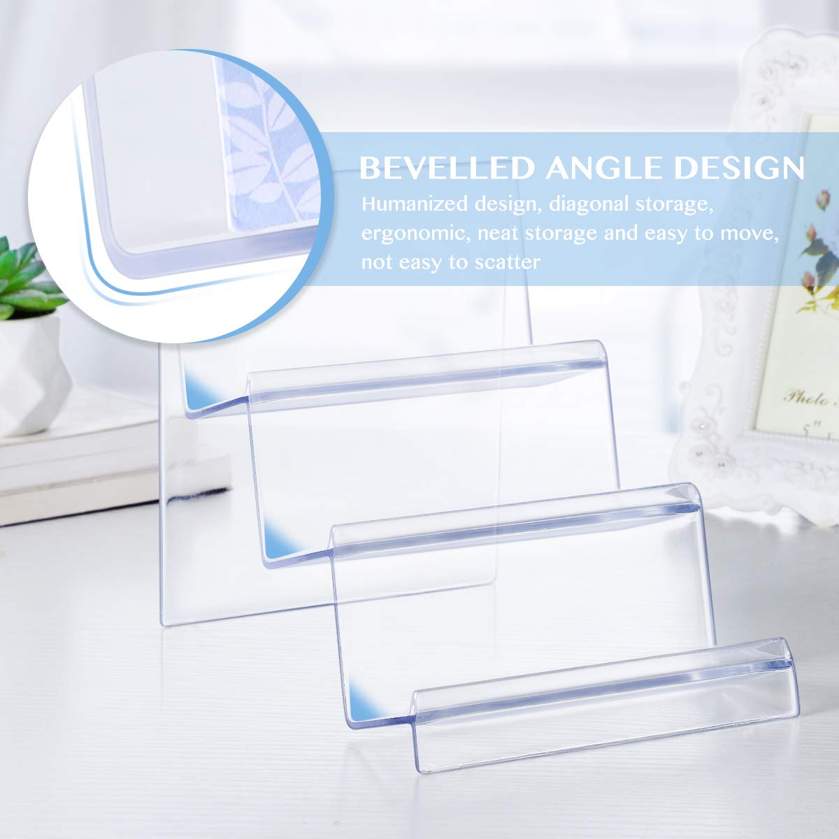 DOITOOL Clear Acrylic Purse Display Stand Holder Wallet Stand 3 Tier Handbag Purse Display Stand Glasses Holder Jewelry Display Riser Shelf for Home Decoration and Organizer