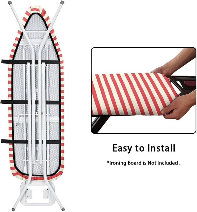 Red Stripe Ironing Board Cover Table Top Home Decoration, Iron Board Cushion