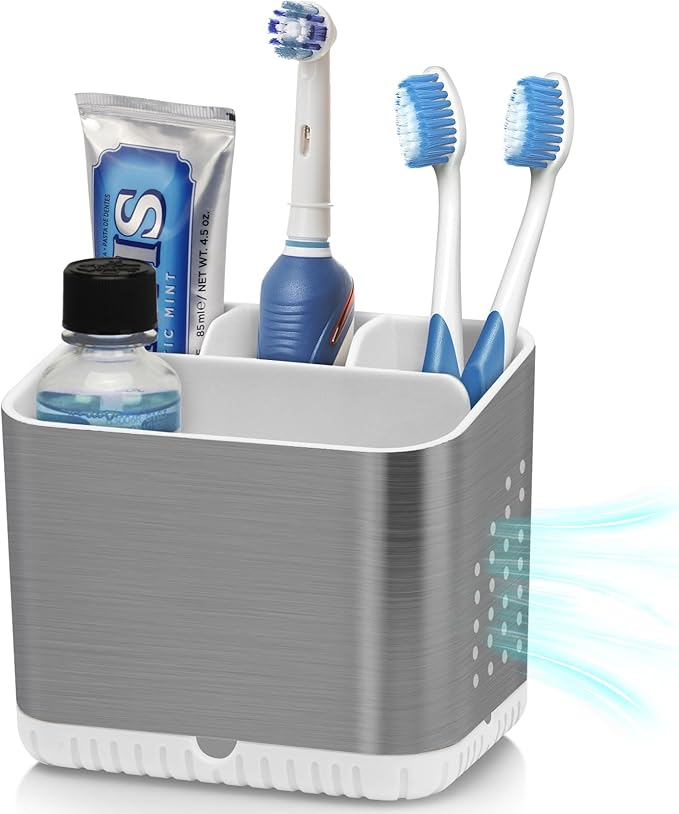 Toothbrush Holders for Bathrooms, Kids Electric Toothbrush and Toothpaste Holder