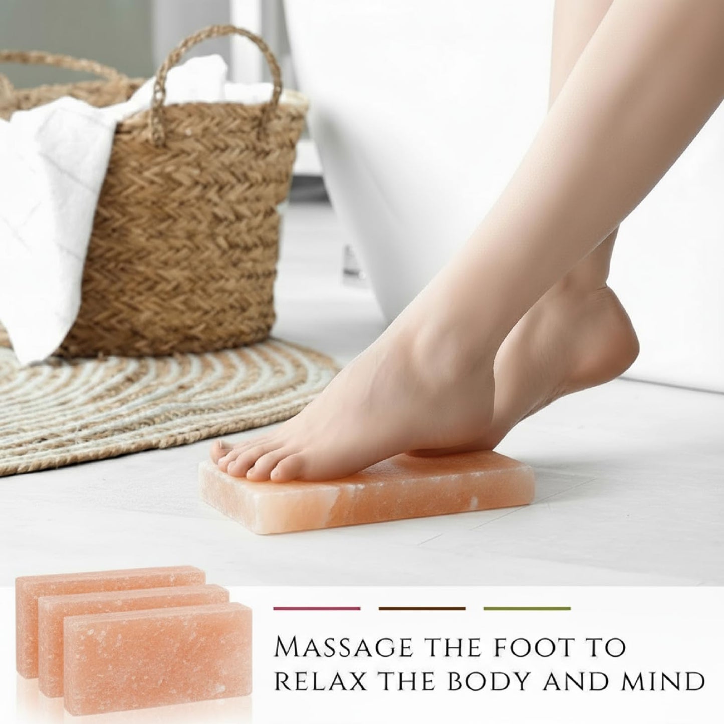 Swiffen 12 Pcs Himalayan Salt Tiles for Sauna Spa, 8 x 4 x 1 Inches, Natural Pink Salt Bricks Bulk Stone Blocks for Building Sauna Room, Spa Walls, Massage, Dry Aging, Wellness Centers, Home DIY Decor