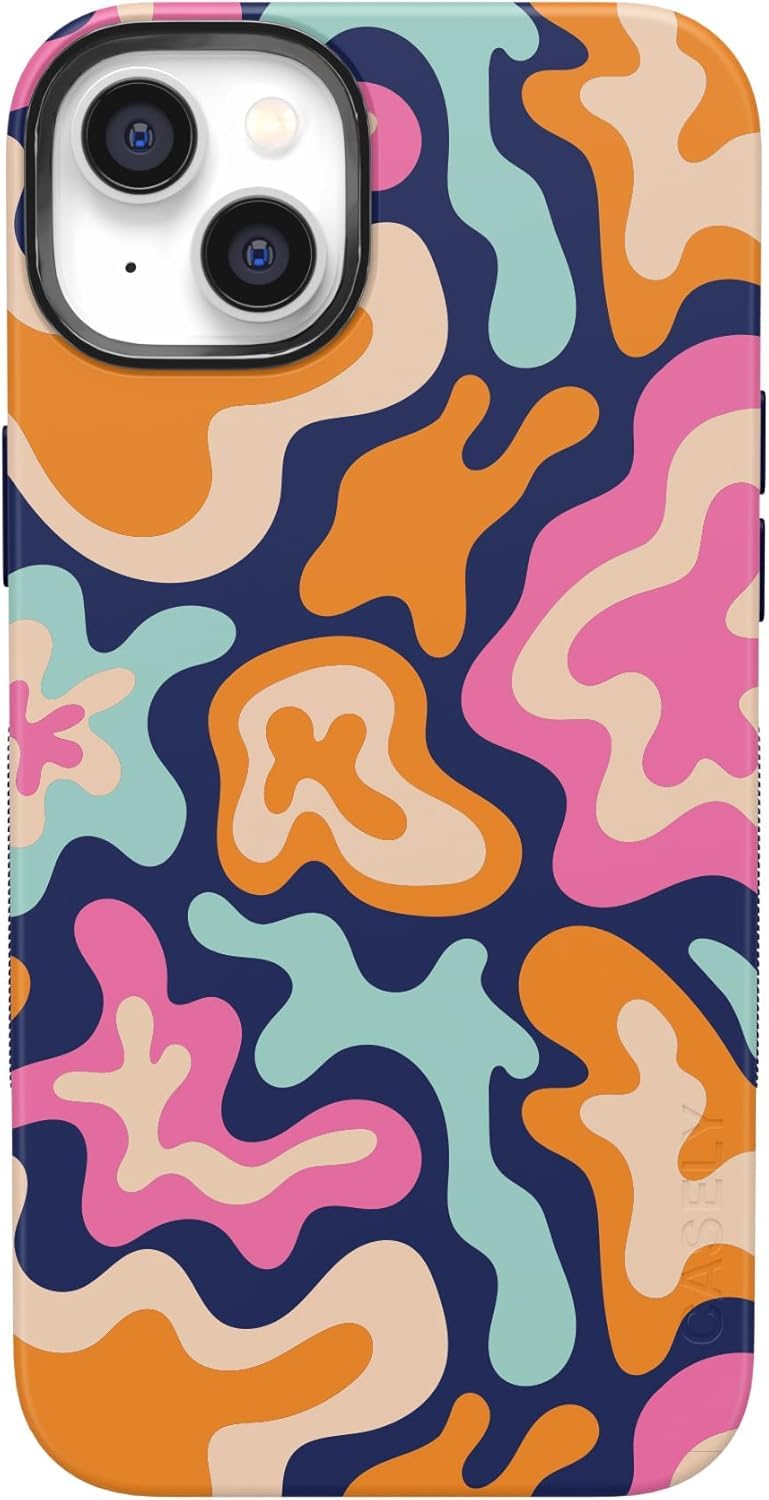 Casely iPhone 14 Case | Pastel Garden | Sunday Best | Compatible with MagSafe | Bold Protective Design