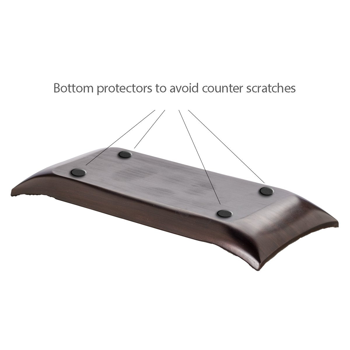 Creative Scents Dublin Brown Centerpiece Tray with Three Matching Orbs and A Set of Three Vases – Perfect for Table Decor in The Living Room Or Dining Room Or Coffee Table Decor
