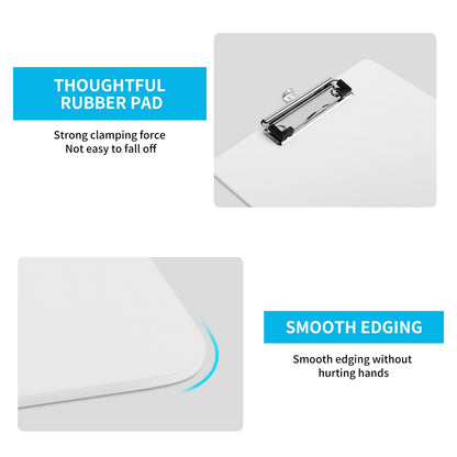 Personalized Clipboard,Custom A4 Letter Size Clipboard with Your Photo,Picture,Text,Logo for Office Work,Medical,School 12.4"X8.7" Blue Butterflies Style