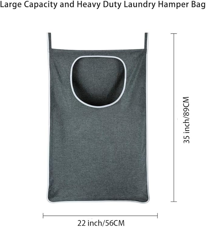 XL Hanging Laundry Hamper, Over the Door Laundry Hamper and Baskets, Wide