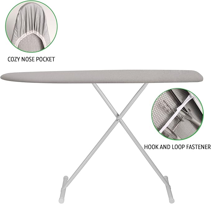 Ironing Board Cover and Pad 15x54 Inch Standard Ironing Board Cover