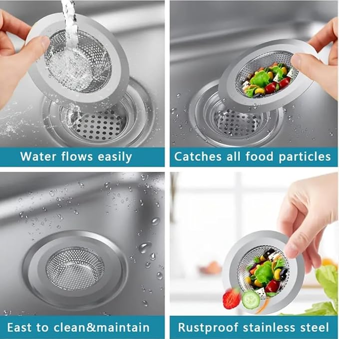 Kitchen Sink Strainers | Kitchen Sink Drain Strainer, Kitchen Essentials Large