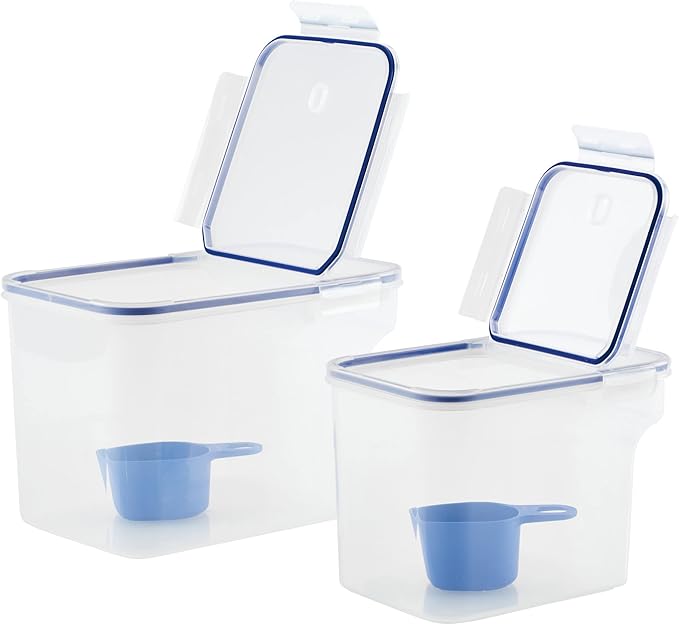 LocknLock Easy Essentials Food Storage Container and Scoop Set/Food Storage Bin