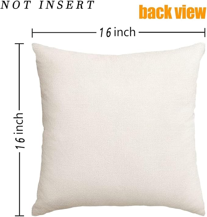RABUSOFA Outdoor Pillow Covers 16x16 Inch, Outdoor Bird Lumbar Throw Pillow