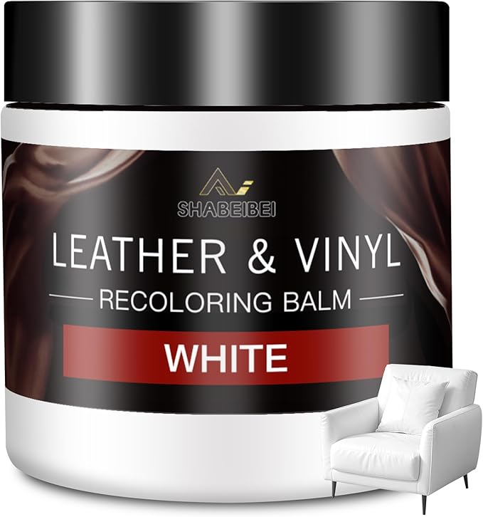 Leather Recoloring Balm and Scratch Repair Kit, Car Seats, Leather Paint & Stain