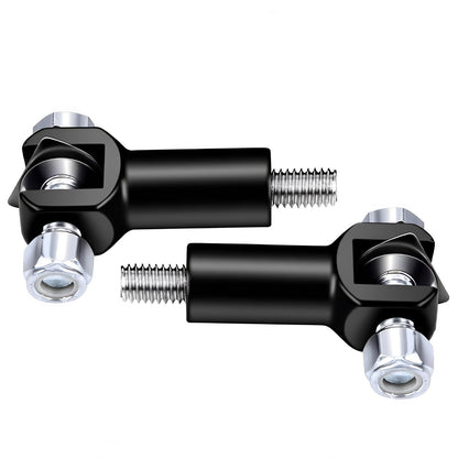 Passenger Foot Peg Support Mount Clevis Kit Compatible With Harley Davidson Softail 2000-2006 (Black)