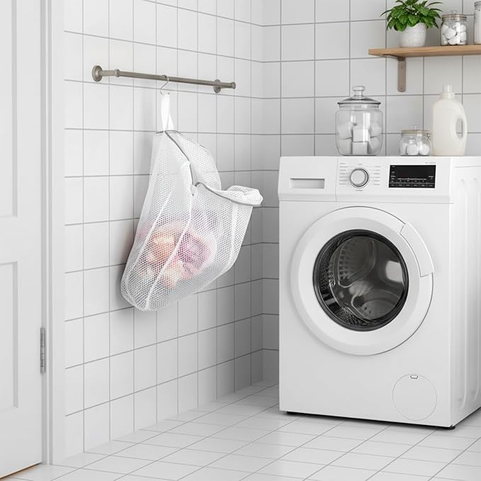 3Pcs 22" x 15" Mesh Hanging Laundry Bags