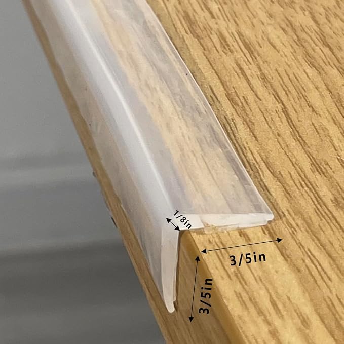 Edge Protector 100% Silicone, Baby Proofing Clear Table Corners Guards