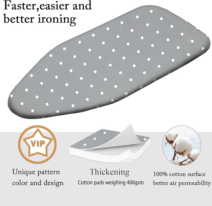 Small Ironing Board Cover Scorch Resistant, Table top Ironing Board Cover