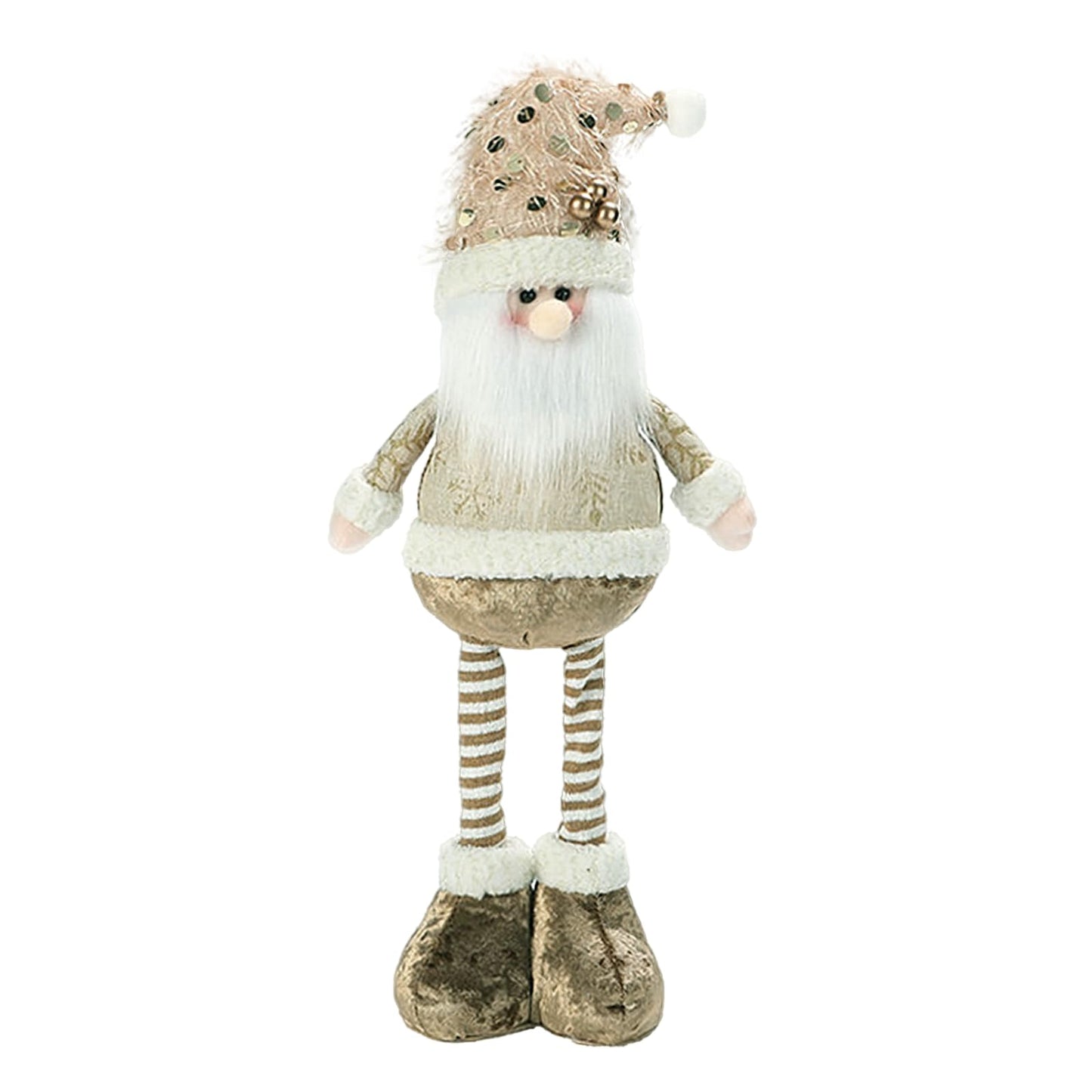 Starsouce Christmas Plush Decorations Xmas Festive Snowman Reindeer Santa Figurines Indoor Ornaments Mantel Fireplace Tabletop Tree Hanging Decoration Holiday Home Decor