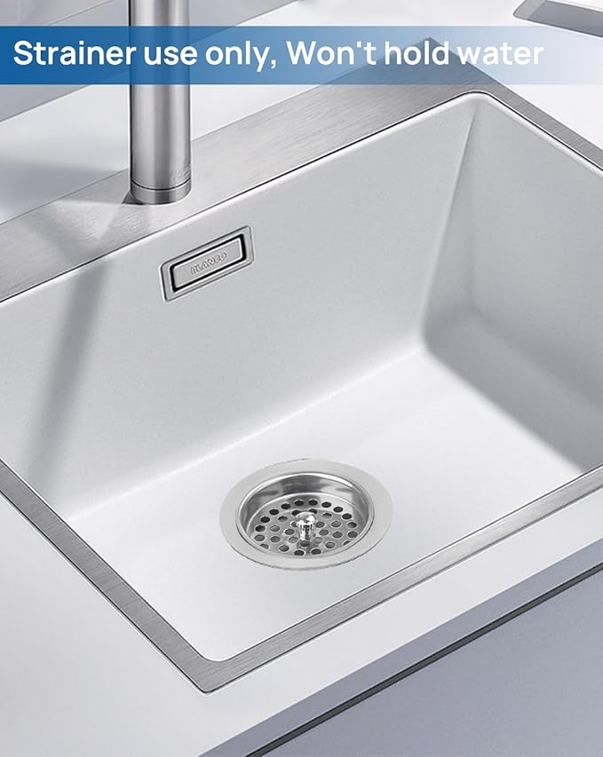 Commercial-Grade Sink Drain Strainer