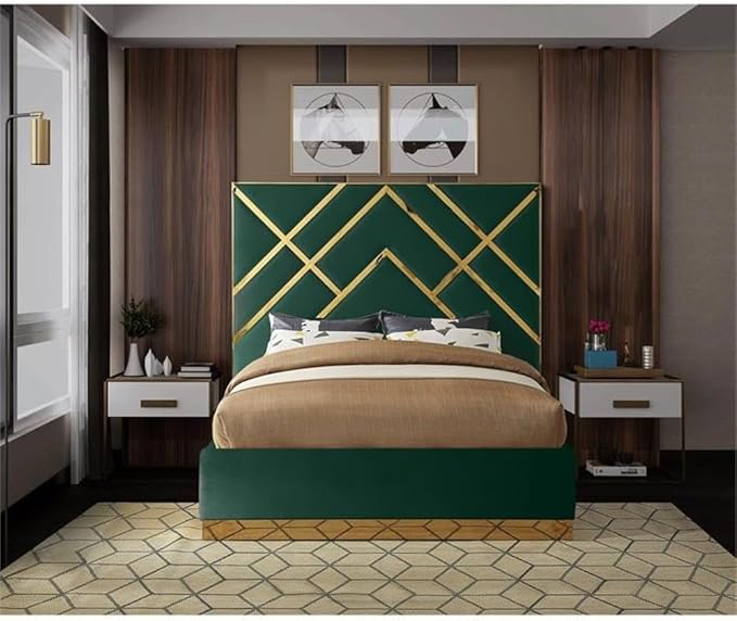 Meridian Furniture VectorGreen-Q Vector Collection Modern | Contemporary Velvet